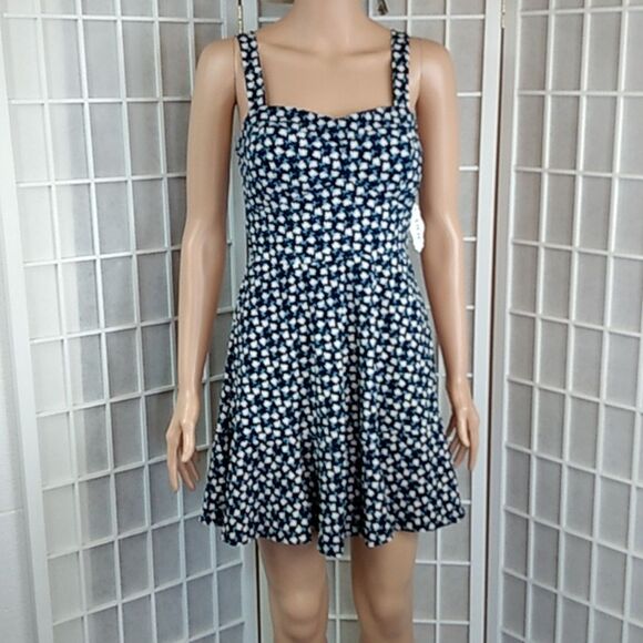 Floral summer dress blue‎ and white - Picture 2 of 16